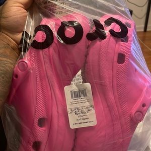 Brand new platform crocs